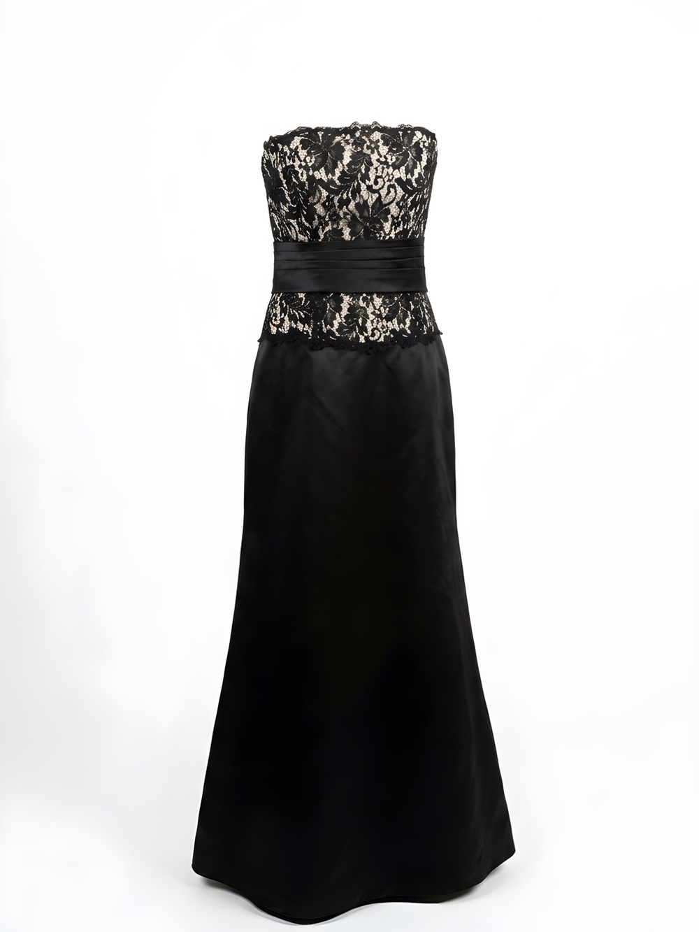 Impressions Bridal Black and White Lace Special Occasions Dress